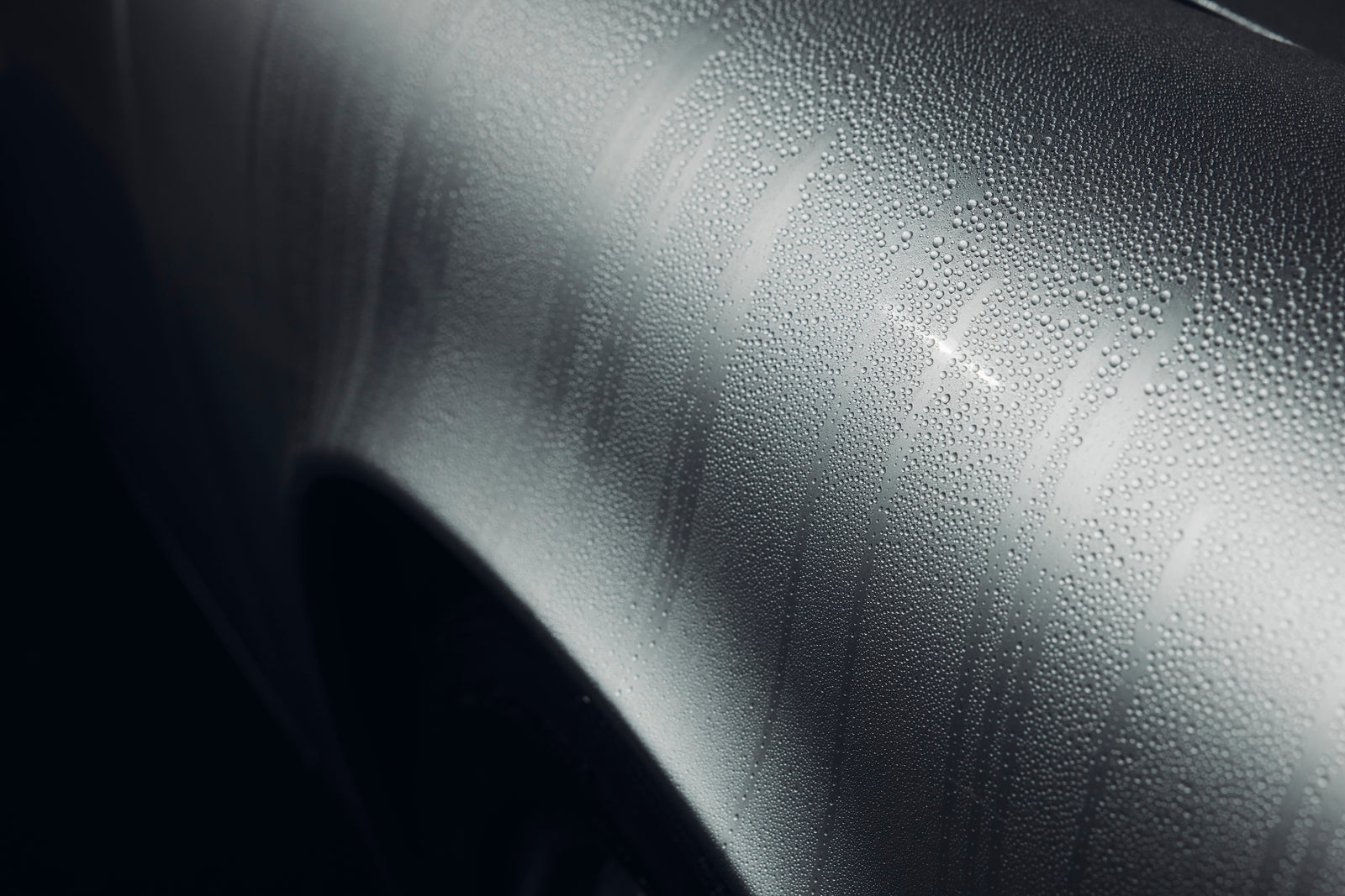 Depth of gloss rather than surface polish